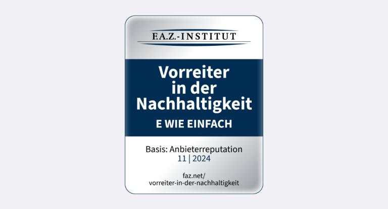 FAZ Institut FAZ Institut Siegel für Vorreiter in der Nachhaltigkeit